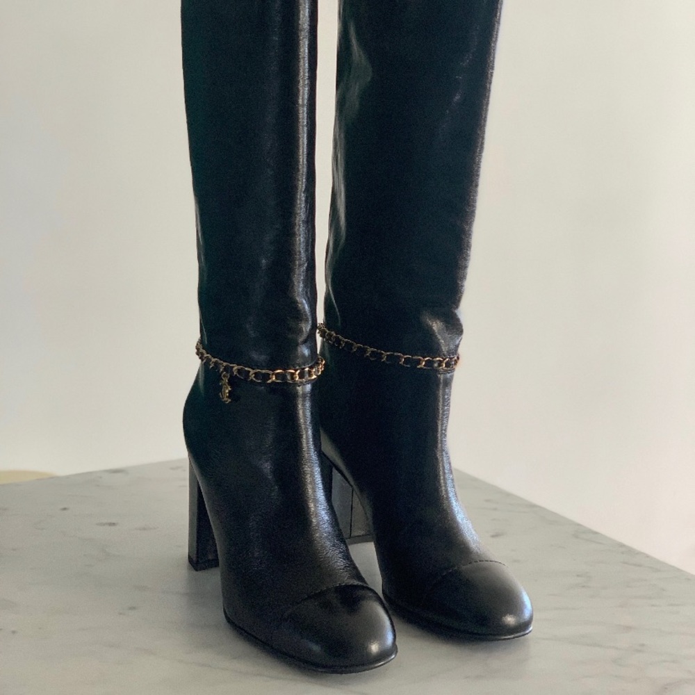 BRAND NEW! Discontinued Chanel “In the City Boots”